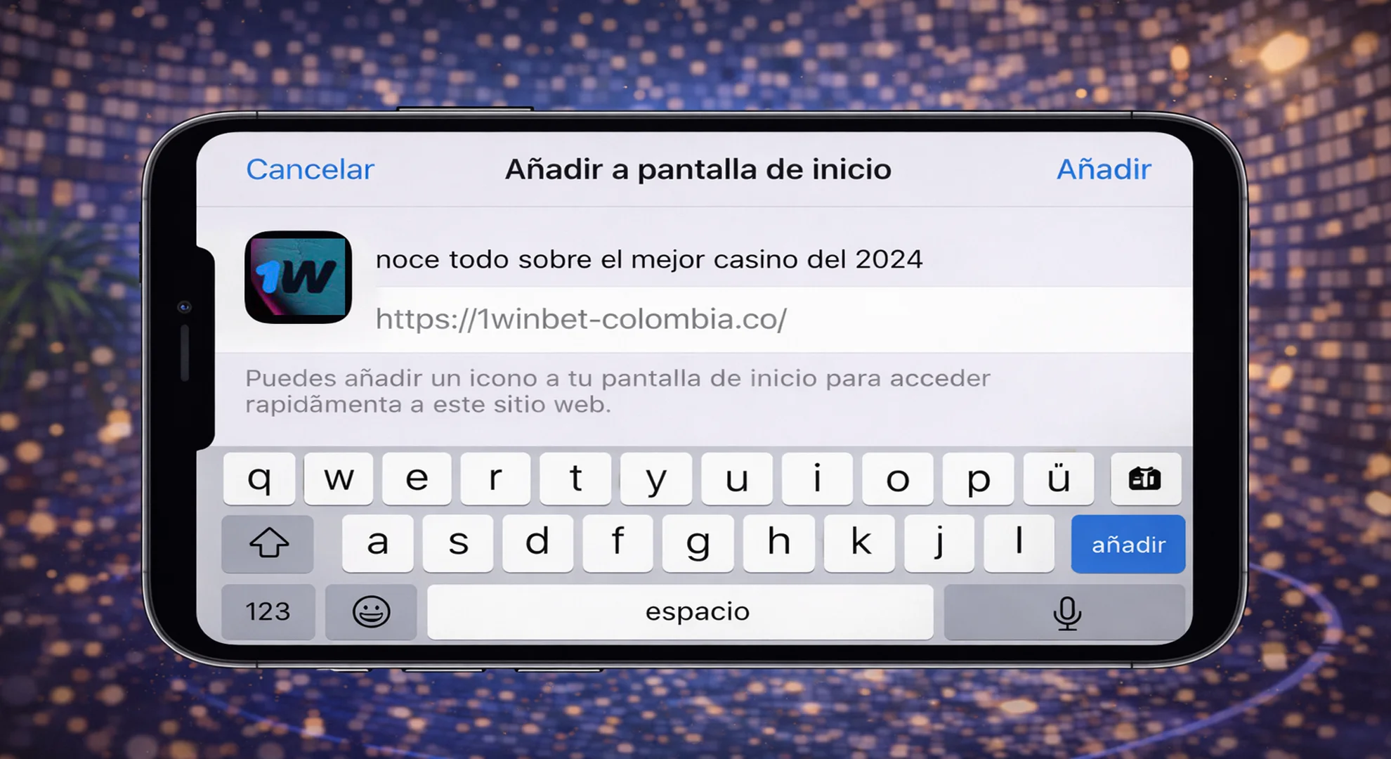 Agrega a la pantalla de inicio