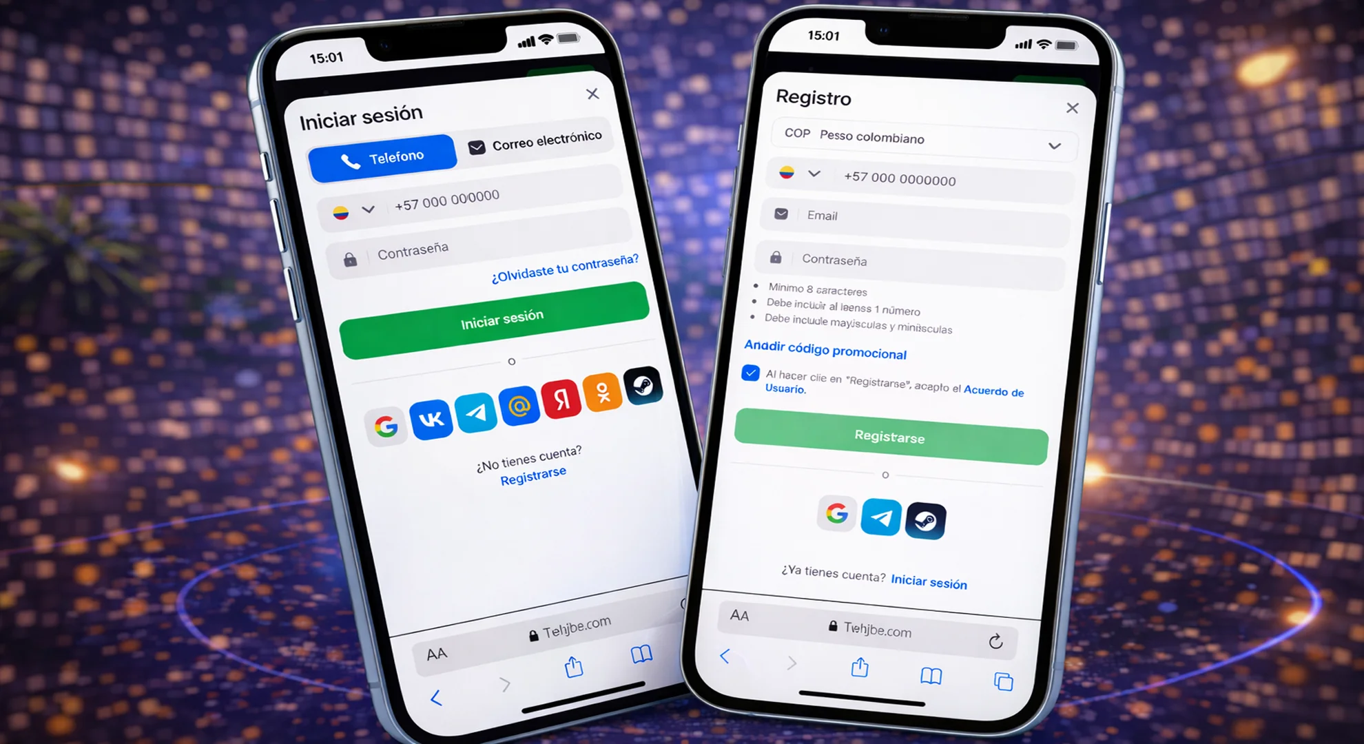 Inicia sesión o regístrate