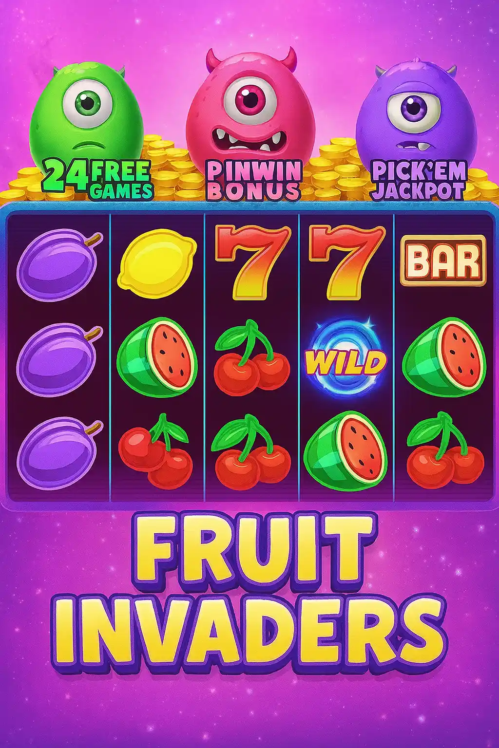 1win fruit invaders