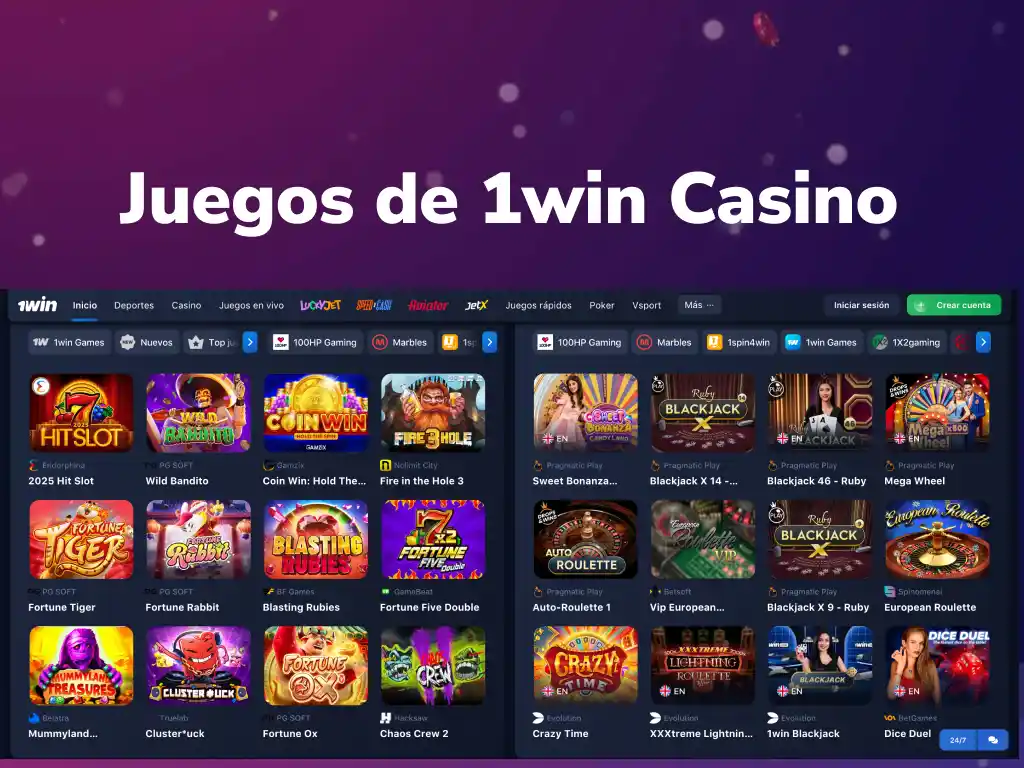 juegos de 1win casino